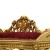 Καναπεδάκι Μπαρόκ με φύλλο χρυσού και μπορντό αλέκιαστο αδιάβροχο ύφασμα ΜΚ-8701-mini sofa MK-8701 