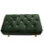 Σκαμπό Λουί Κένζ καπιτονέ με πράσινο σκούρο αλέκιαστο - αδιάβροχο ύφασμα και κρυστάλλινα στράς ΜΚ-8697-stool ΜΚ-8697 