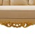 Kαναπές διθέσιος Μπαρόκ με φύλλο χρυσού και off-white αλέκιαστο - αδιάβροχο ύφασμα ΜΚ-8709-sofa ΜΚ-8709 