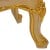Kαναπές τριθέσιος Μπαρόκ με φύλλο χρυσού και off-white αλέκιαστο - αδιάβροχο ύφασμα ΜΚ-8731-sofa ΜΚ-8731 