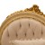 Kαναπές τριθέσιος Μπαρόκ με φύλλο χρυσού και off-white αλέκιαστο - αδιάβροχο ύφασμα ΜΚ-8731-sofa ΜΚ-8731 