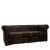 Καναπές-κρεβάτι καπιτονέ με ύφασμα αδιάβροχο αλέκιαστο σε χρώμα μαύρο με χρυσά νερά ΜΚ- 8710-SOFA BED ΜΚ- 8710 