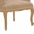 Πολυθρόνα καπιτονέ Κλασική Λουί Κένζ με αλέκιαστο αδιάβροχο ύφασμα σε Off-white χρώμα ΜΚ-6632-armchair ΜΚ-6632 