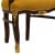 Μπαρόκ καρεκλο-πολυθρόνα με λούστρο και αλέκιαστο - αδιάβροχο ύφασμα σε μουσταρδί χρώμα ΜΚ-6625-armchair ΜΚ-6625 