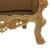 Εντυπωσιακός Θρόνος με φύλλο rose gold και αλέκιαστο αδιάβροχο-βελούδο ύφασμα σε καφέ χρώμα ΜΚ-6630-throne ΜΚ-6630 