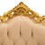 Πολυθρόνα-Σκαμπό Μπάρ Μπαρόκ με φύλλο χρυσού και off-white αλέκιαστο - αδιάβροχο ύφασμα ΜΚ-6626-Armchair Bar ΜΚ-6626 