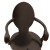 Καρεκλο-πολυθρόνα θεματική σε γυναικεία μορφή απο μασίφ καρυδιά μαύρη ΜΚ-6624-armchair ΜΚ-6624 