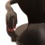 Καρεκλο-πολυθρόνα θεματική σε γυναικεία μορφή απο μασίφ καρυδιά μαύρη ΜΚ-6624-armchair ΜΚ-6624 
