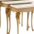 Εντυπωσιακό τραπέζι ζυγόν Μπαρόκ με φύλλο χρυσού και λάκα μπέζ ΜΚ-3562-table ΜΚ-3562 