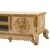 Έπιπλο τηλεόρασης Μπάρόκ με λάκα μπέζ και φύλλο χρυσού ΜΚ-3563-Tv Table ΜΚ-3563 