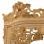 Βιτρίνα Μπαρόκ Κλασική off-white με φύλλο χρυσού ΜΚ-4162-Showcase ΜΚ-4162 