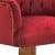 Κλασική Καρεκλοπολυθρόνα καπιτονέ Λουί Κένζ απο μασίφ καρυδιά και αλέκιαστο αδιάβροχο μπορντό χρώμα ΜΚ-6639-armchair ΜΚ-6639 