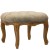 Σκαμπό Λουί Κένζ με φύλλο χρυσού και τυρκουάζ αλέκιαστο - αδιάβροχο ύφασμα ΜΚ-8732-stool ΜΚ-8732 