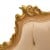 Κρεβάτι Μπαρόκ με φύλλο χρυσού και off-white αλέκιαστο αδιάβροχο ύφασμα ΜΚ-11111-BAROQUE BED ΜΚ-11111 