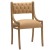 Καρέκλα Λουί Σέζ με φύλο χρυσού με ύφασμα δερματίνη σε μπέζ χρώμα υψηλής ποιότητας ΜΚ-5203-CHAIR ΜΚ-5203 