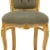 Καρέκλα μπαρόκ με φύλλο χρυσού και αλέκιαστο αδιάβροχο γκριζοπράσινο βελούδο ύφασμα ΜΚ-5205-Chair ΜΚ-5205 