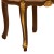 Καρέκλα τραπεζαρίας Λουί Κένζ σε καρυδί χρώμα και ύφασμα βελούδο με ανάγλυφα σχέδια μπέζ ΜΚ-5206-chair ΜΚ-5206 