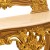 Κονσόλα με καθρέφτη σε Μπαρόκ στύλ με φύλλο χρυσού και μάρμαρο ΜΚ-7224-CONSOLE & MIRROR ΜΚ-7224 