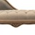 Ανάκλιντρο Λουί Κένζ με φύλλο ασημιού και γαλαζό- γκρί αλέκιαστο αδιάβροχο βελούδο ύφασμα ΜΚ-8739-DAYBED ΜΚ-8739 