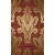 Πολυθρόνα Λουις Κενζ με φύλλο Χρυσού Πατίνα & Ανάγλυφο Ύφασμα - L-6081-Armchair X-6081 