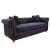 Καναπές τριθέσιος καπιτονέ σε χρώμα navy blue με ύφασμα βελούδο αδιάβροχο αλέκιαστο υψηλής ποιότητας RIS-8755-SOFA RIS-8755 