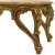 Τραπέζι σαλονιού με φύλλο χρυσού λάκα πατίνα και μάρμαρο στην επιφάνεια RIS-3566-TABLE RIS-3566 