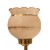Σέτ φωτιστικό επιτραπέζιο παλαιό απο μπρούτζο με πορσελάνη RIS-13336-TABLE LAMP SET RIS-13336 