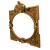 Μοναδικός χρυσός καθρέφτης τοίχου σκαλιστός σε στύλ Μπαρόκ RIS-7233-MIRROR RIS-7233 