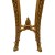 Eντυπωσιακό τραπέζι σκαλιστό Μπαρόκ με φύλλο χρυσού και μάρμαρο στην επιφάνεια RIS-3570-TABLE RIS-3570 