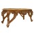Τραπέζι σαλονιού χειροποίητο με ζωγραφική στα σκαλίσματα και μάρμαρο στην επιφάνεια RIS-3572-TABLE RIS-3572 