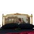 Κρεβάτι Μπαρόκ με φύλλο χρυσού και ταπισερί στο κεφαλάρι RIS-0024-BED RIS-0024 