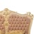 Κρεβάτι Μπαρόκ χειροποίητο με φύλλο χρυσού και ύφασμα υψηλής ποιότητας βελούδο καπιτονέ RIS-0025-BED RIS-0025 