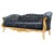 Καναπές τριθέσιος Μπαρόκ με φύλλο χρυσού και αδιάβροχο αλέκιαστο ύφασμα υψηλής ποιότητας RIS-8776-SOFA RIS-8776 