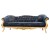 Καναπές τριθέσιος Μπαρόκ με φύλλο χρυσού και αδιάβροχο αλέκιαστο ύφασμα υψηλής ποιότητας RIS-8776-SOFA RIS-8776 