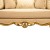 Καναπές διθέσιος με φύλλο χρυσού και αδιάβροχο αλέκιαστο καπιτονέ βελούδο RIS-8782-SOFA RIS-8782 