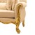 Καναπές διθέσιος με φύλλο χρυσού και αδιάβροχο αλέκιαστο καπιτονέ βελούδο RIS-8782-SOFA RIS-8782 