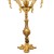 Επιτραπέζιο φωτιστικό απο μπρούτζο με φύλλο χρυσού και λευκή πορσελάνη στο καπέλο RIS-13358-TABLE LAMP RIS-13358 
