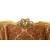 Μπερζοπολυθρόνα Λουις Σεζ με Φύλλο Χρυσού - N3-6102-Armchair X-6102 