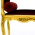Μπαρόκ Κρεβατοκάμαρα Σετ με Στρογγυλό Κρεβάτι + φύλλο χρυσού X-20-French Bed X-11044 