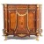 Μπαγιού με μάρμαρο μασίφ καρυδιά & φυσικό καπλαμά-French style cabinet K-1068 