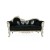Καναπές σε γαλλικό μπαρόκ μαύρος Z7-8061-Sofa Z7-8061 