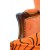 Πολυθρόνα Κλασική Πορτοκαλί Καφέ Λούστρο - Z-6133-Armchair Z7-6133 