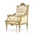 Σαλόνι Σετ Λουι Κενζ Χρυσό 6 τεμ. - L8-9038-French style Living Room Set X-9038 