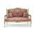 Καναπές διθέσιος σκαλιστός μασίφ καρυδιά-Sofa Χ-8036 
