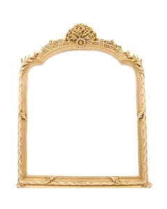 Καθρέφτης Μπαρόκ Σκαλιστός Χειροποίητος με φύλλο χρυσού RIS-7240